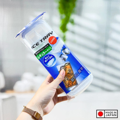 Khay làm đá có nắp đậy Inomata Cool Ice 8 viên / 12 viên / 48 viên - Hàng nội địa Nhật Bản |#Made in Japan|