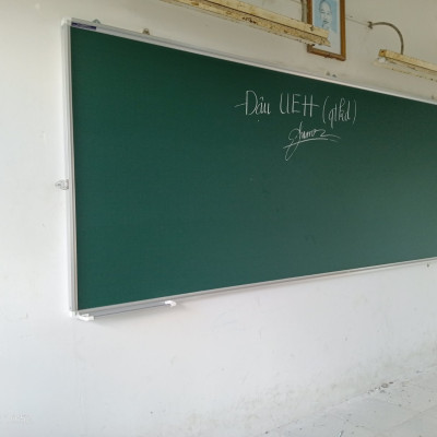 Bảng Từ Viết Phấn Hàn Quốc Bavico PTHQ-15 Xanh 1.2x3.6m