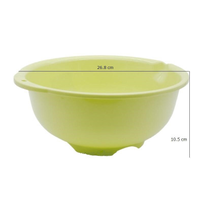 Thau/Chậu lót nhựa dạng tròn cao cấp Sanada Seiko 3.6L có tay cầm - Hàng nội địa Nhật Bản.