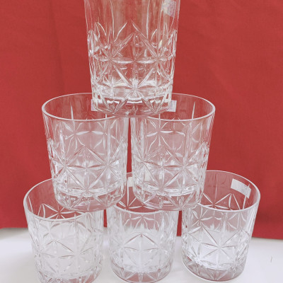 BỘ 6 CỐ THỦY TINH UỐNG NƯỚC CHỊU NHIỆT CAO CẤP 315ML