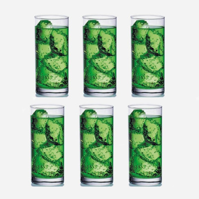 BỘ 6 CỐC THỦY TINH OCEAN FIN LINE JUICE B1210 - 280ML