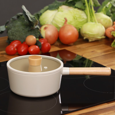 [Hàng chính hãng] Bộ đôi nồi sâu, quánh 18cm & bếp từ đơn Fika Neoflam Hàn Quốc. Hàng có sẵn, giao ngay