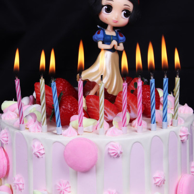 Vỉ 10 Nến Ma Thuật Thổi Không Tắt Cho Sinh Nhật Vui Nhộn, Đèn Cày Ma Thuật Magic Relighting Candle Thổi Không Tắt Troll Sinh Nhật Bạn Bè, Người Thân