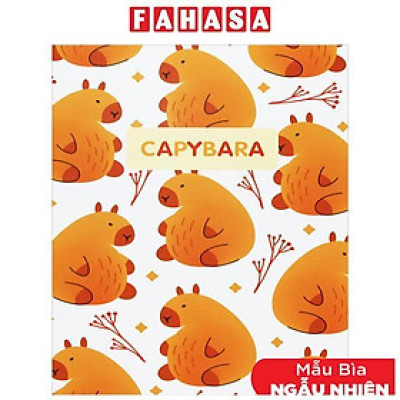 Tập Học Sinh Capybara Pattern - 4 Ô Ly - 96 Trang 100gsm - The Sun (Mẫu Bìa Giao Ngẫu Nhiên)