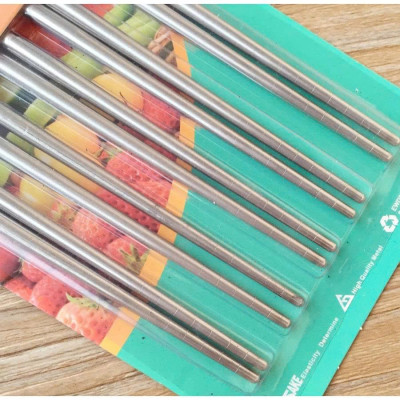 Combo 2 vĩ  đũa Inox 304 Xoắn Chống Trượt – Bền Đẹp, An Toàn, Dễ Vệ Sinh