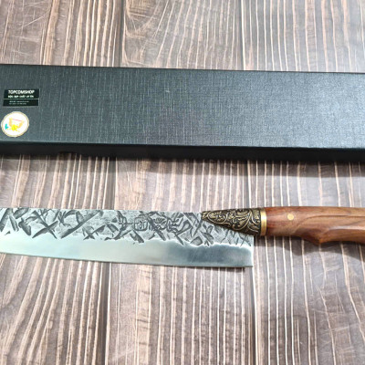 DAO BẾP - DAO THÁI HOA VĂN KHÂU ĐỒNG MÃ A5 DT157 NT topcomshop vn