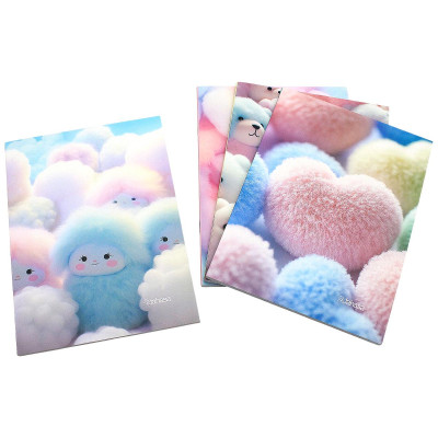 Tập Học Sinh Fluffy Pastel - 4 Ôly - 96 Trang 120gsm - The Sun (Mẫu Bìa Giao Ngẫu Nhiên)