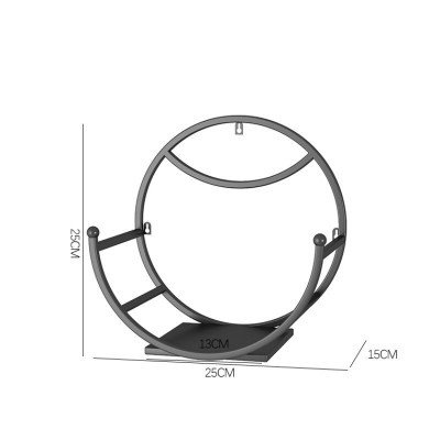 Kệ Treo Trang Trí Hình Bán Nguyệt Dán Tường Tiện Dụng ,Giá Treo Chậu Hoa Ban Công Phòng Khách- Phong Cách Hiện Đại- Chính Hãng MINIIN