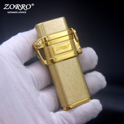 Vỏ Hột Quẹt Bật Lửa Xăng Zorro Z635 Thiết Kế Đẹp Độc Lạ - Dùng Xăng Bấc Đá Cao Cấp