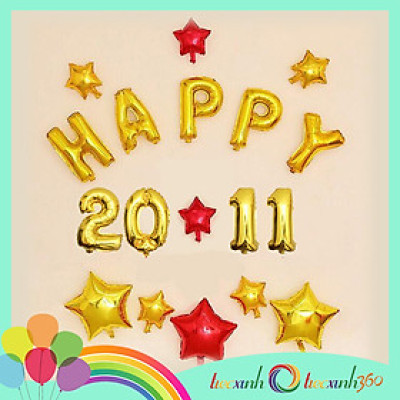 Bộ bong bóng Happy 20/11 trang trí ngày nhà giáo