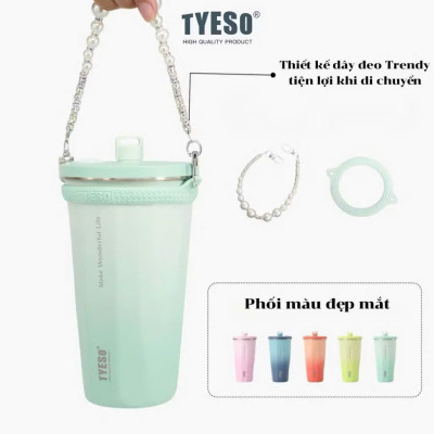 Cốc ly giữ nhiệt TYESO 01006 470ml bằng thép không gỉ 304