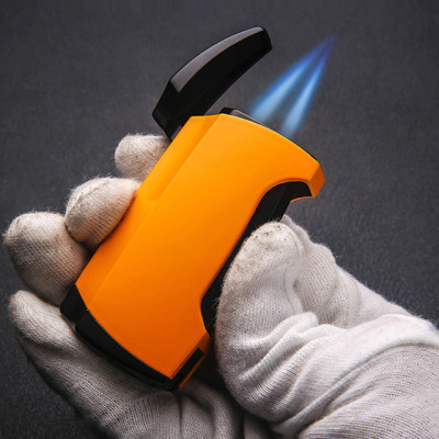 Vỏ Hột Quẹt Bật Lửa Khò 2 Tia  H133 Thiết Kế Độc Lạ Lửa Khò Mạnh Mẽ - Dùng Gas Cao Cấp