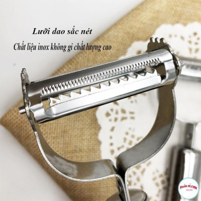 Nạo Rau Củ Quả 2IN1 Bằng Lưỡi Dao Inox