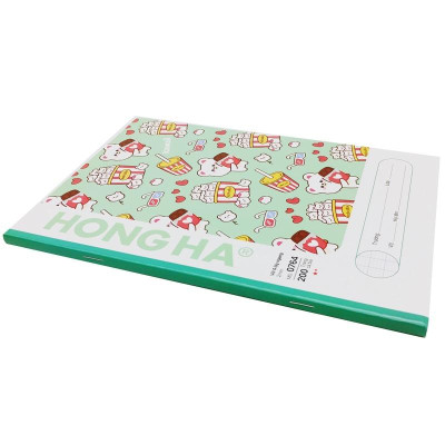 Lốc 5 Tập South Star Kawai - 4 Ô Ly Kẻ Ngang 200 Trang 58gsm - Hồng Hà 0764 (Mẫu Bìa Giao Ngẫu Nhiên) - Tặng Kèm 1 Cuốn Cùng Loại