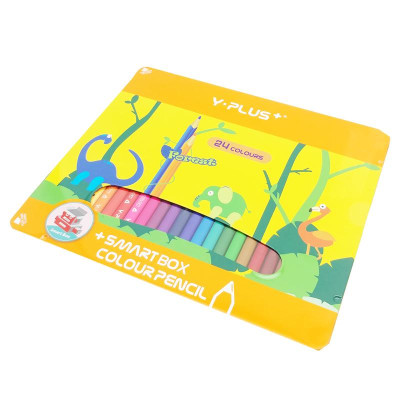 Hộp Thiếc 24 Bút Chì Màu Forest - YPLUS+ PC180100