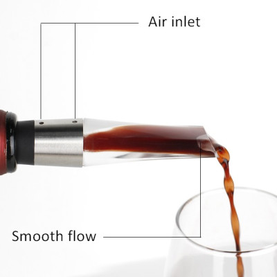 Phễu rót vang thiết kế nhỏ gọn, sang trọng hỗ trợ sục khí SUNWAY
