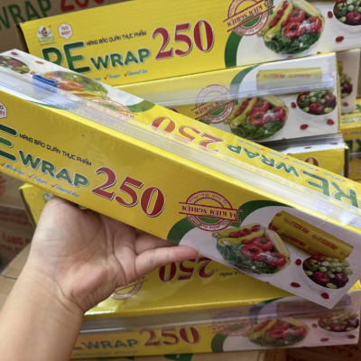 Màng Bọc Thực Phẩm Rerwrap 250 Size 30cm x 50m - Nhựa PVC An Toàn Vệ Sinh