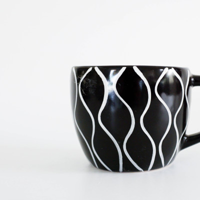 Ly Cà Phê Morning 02 - Họa Tiết Sóng