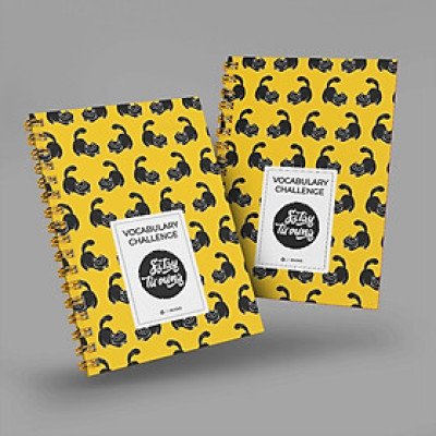 Combo 2 Sổ tay từ vựng Zenbooks - Vocabulary Challenge (Học 600 từ - 160 trang)