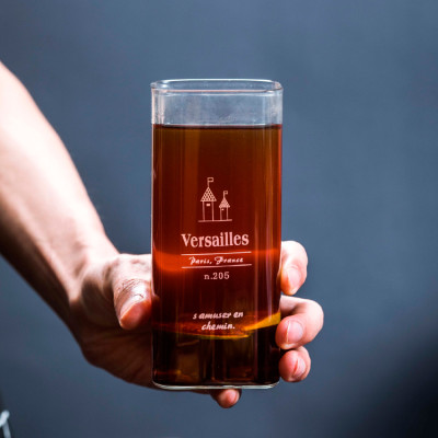 Ly thủy tinh vuông chịu nhiệt 400ml, 240ml