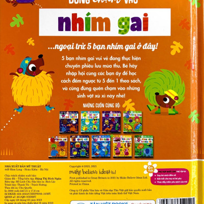 Sách Tương Tác Thông Minh - Đừng Chạm Vào Nhím Gai