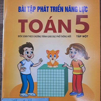 Sách - Bài tập Phát triển năng lực toán 5 - tập 1 (Kết Nối)