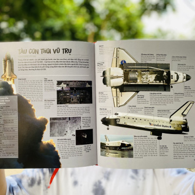 Sách Bách Khoa Toàn Thư -  Khám Phá Bí Ẩn Không Gian ( Space The Definitive Visual Catalog ) - Một Hành Trình Du Ngoạn Từ Trái Đất, Qua Hệ Mặt Trời Của Chúng Ta Và Ra Ngoài Vũ Trụ Vươn Tới Những Vì Sao - Á Châu Books