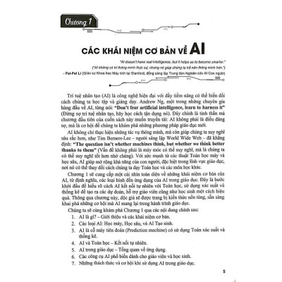 Ứng Dụng Trí Tuệ Nhân Tạo AI Trong Dạy Và Học Môn Toán (Dành Cho Giáo Viên Và Học Sinh - Dùng Chung Cho Các Bộ SGK) (HA)
