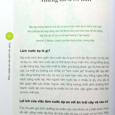 Juice - Nước Ép Xanh Cho Sức Khỏe Vàng