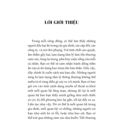 Thao Túng Tâm Lý - Nhận Diện, Thức Tỉnh Và Chữa Lành Những Tổn Thương Tiềm Ẩn