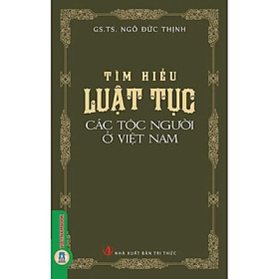 Sách - Tìm Hiểu Luật Tục Các Tộc Người Ở Việt Nam - Ngô Đức Thịnh - VIETNAMBOOK