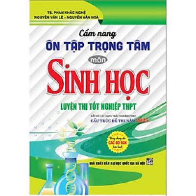 Cẩm nang ôn tập trọng tâm môn sinh học luyện thi tốt nghiệp THPT (dùng chung các bộ sgk hiện hành) - HA