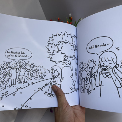 (Sách tô màu) TỚ CÓ MỘT CẬU BẠN MANG TÊN NỖI BUỒN – Ming Shi - Blue.Books - AZ Việt Nam 