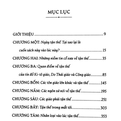 Ngày Tận Thế - Lời Tiên Tri Về Tương Lai Và Thế Giới