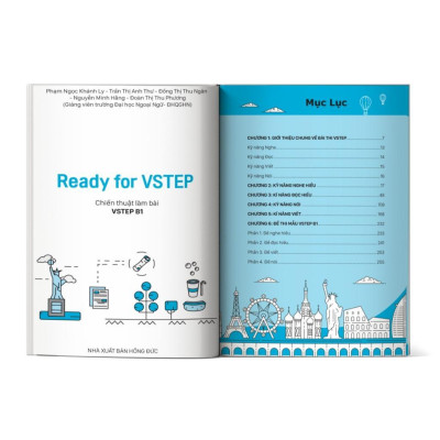 Sách - Ready For VSTEP - Chiến Thuật Làm Bài Vstep B1, B2 - MCBooks