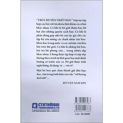 Sách - Trò Chuyện Triết Học - Tập 4, 5, 6 - Thời Đại