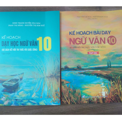 Sách - Combo Kế hoạch dạy học Ngữ Văn 10 Tập 1 + Tập 2 ( kết nối tri thức với cuộc sống )
