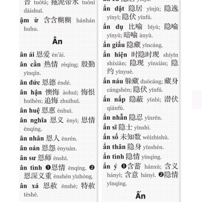 Từ Điển Việt - Hán Hiện Đại (Khổ 10x16, Bìa cứng) - Tặng Kèm Từ Điển Việt Hán Trực Tuyến