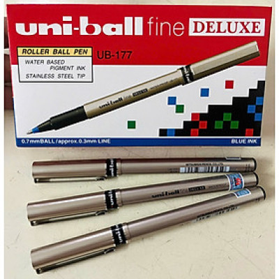 Bút Uni-Ball UB-177 Deluxe 0.7mm (12 cây/ hộp) - Hàng Nhập Chính Hãng