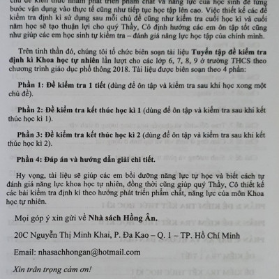 Tuyển Tập Đề Kiểm Tra Định Kì Khoa Học Tự Nhiên Lớp 7 ( Theo Chương Trình GDPT Mới )