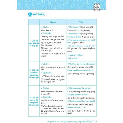 Sách - Ms Grammar Ôn Luyện Ngữ Pháp Và Bài Tập Tiếng Anh Lớp 4 - Tập 2 - Megabook