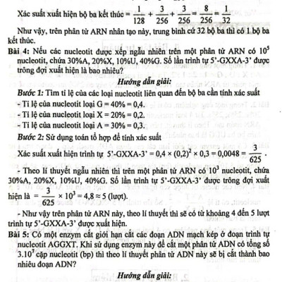 Phương Pháp Giải Toán Xác Suất Sinh Học