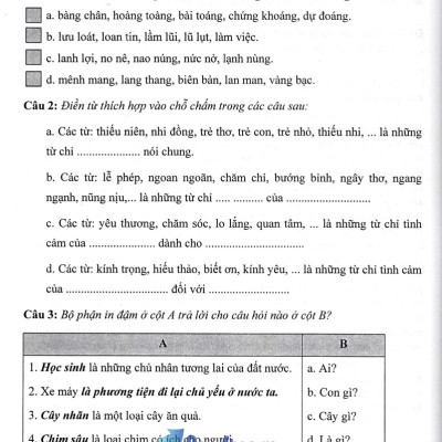 PHÁT TRIỂN VÀ NÂNG CAO TIẾNG VIỆT LỚP 3 (DÙNG CHUNG CHO CÁC SGK MỚI HIỆN HÀNH)