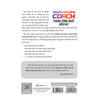 Sách: Những mô hình Coach thành công nhất hiện nay (Excellence in coaching) - Tác giả Jonathan Passmore