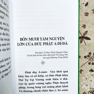 [Bản cao cấp] Kinh Địa Tạng Bồ Tát Bổn Nguyện + Kinh A Di Đà - Bốn Mươi Tám Nguyện - Kệ Nguyện Sinh (Bìa cứng)