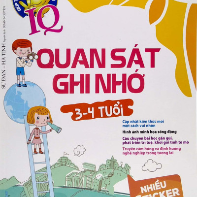 Đánh Thức Tiềm Năng Trí Tuệ - Quan Sát Ghi Nhớ (3-4 Tuổi) (Tái Bản)