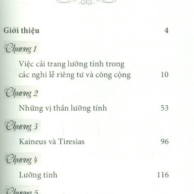 Huyền Thoại Và Nghi Lễ Của Người Lưỡng Tính Trong Thời Kỳ Cổ Đại 