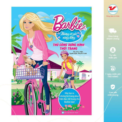 Sách Ghép Hình - Barbie Thủ Công Dựng Hình Thời Trang - Chọn Lẻ 10 Chủ Đề - Tân Việt Books