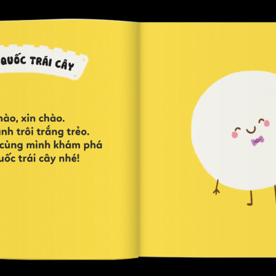 Sách Ehon Vương Quốc Trái Cây - Trái Cây Muôn Màu