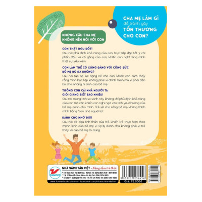 Cha Mẹ Làm Gì Để Tránh Gây Tổn Thương Cho Con